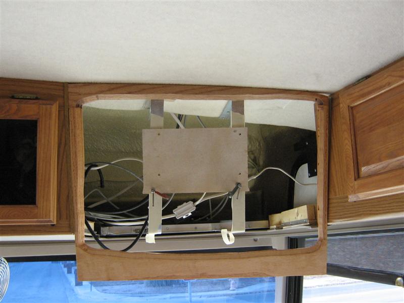 Hole Template clamped in place